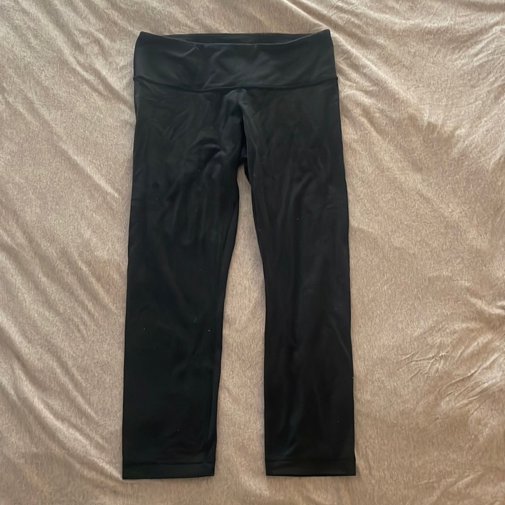 Lululemon cropped wunder under leggings